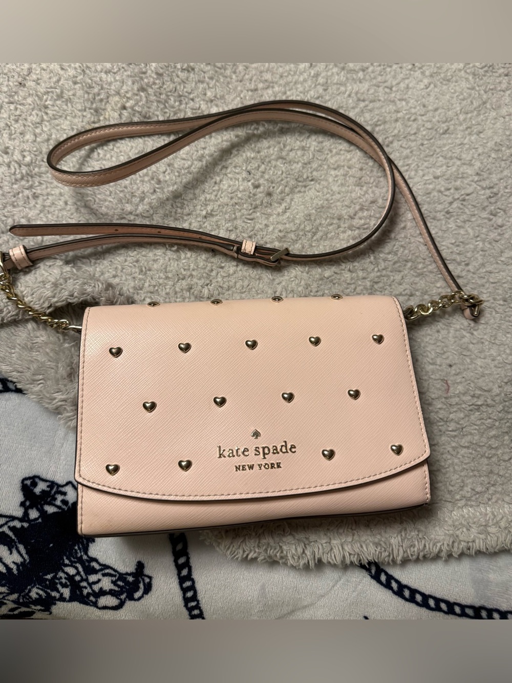 kate spade Blush Heart Stud Crossbody